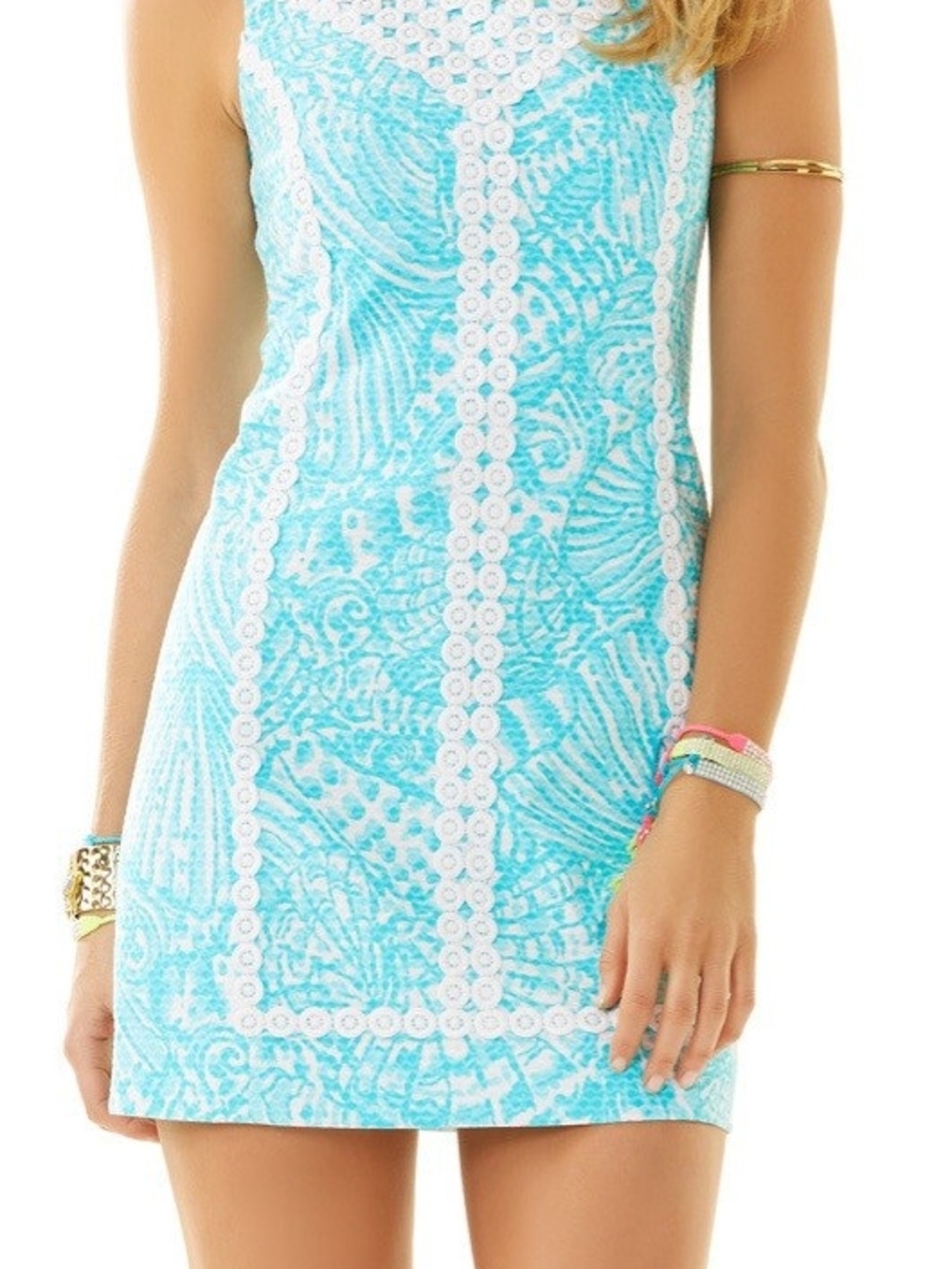 Lilly Pulitzer Macfarlane Shift Dress, size  00 (Originally $198) "Shorely Blue"